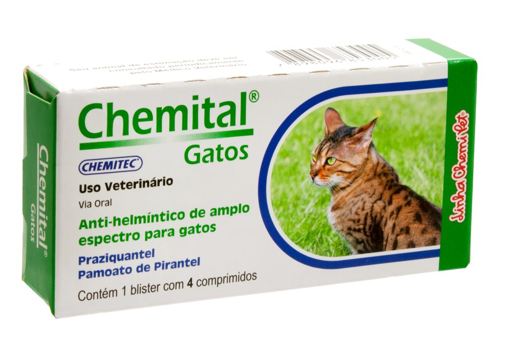 Vermífugo Chemital® Gatos - Chemitec®